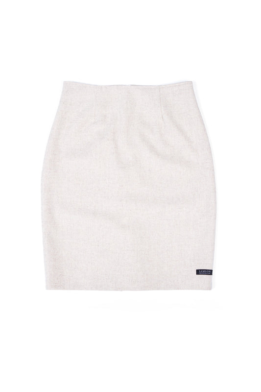 Samson Signature Pencil skirt - wool sand