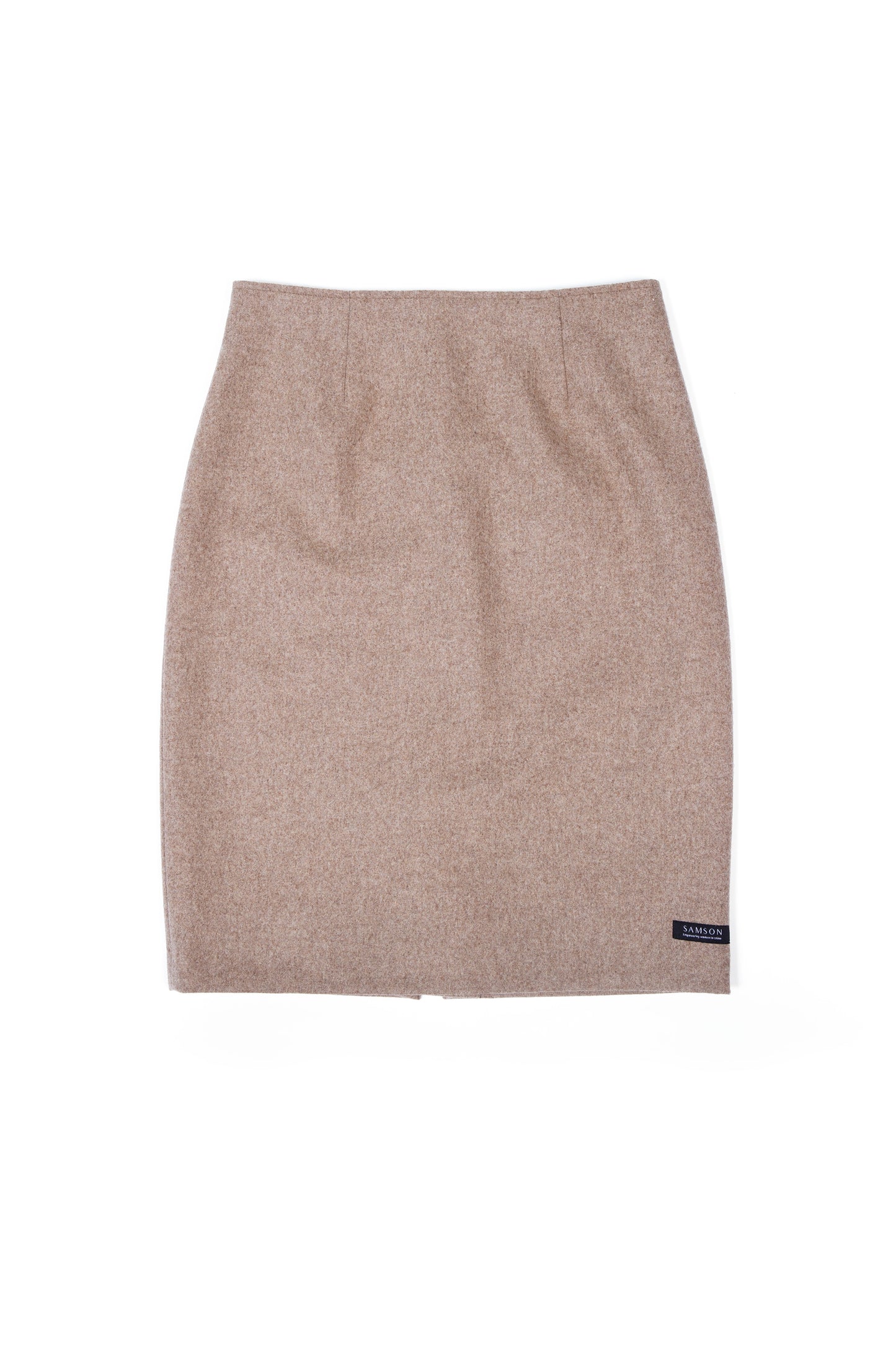 Samson Signature Pencil skirt - wool hazel