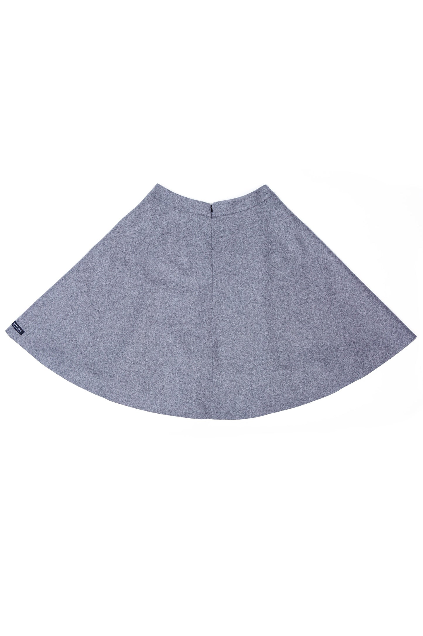 Wool grey skirt