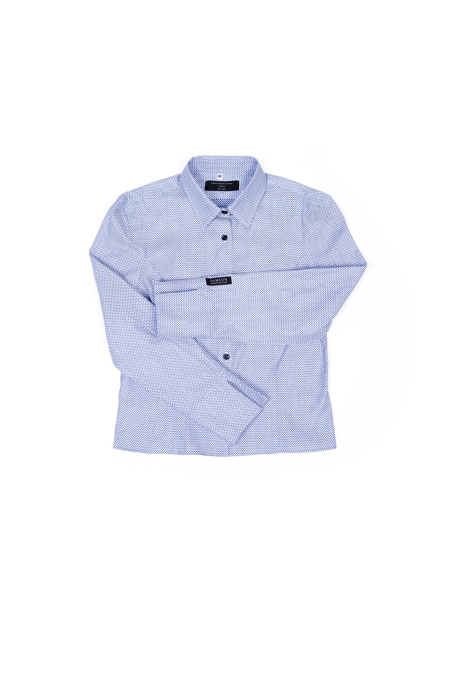 Samson Signature Shirt - blue pattern